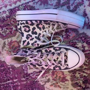CONVERSE LIFT PLATFORM PINK CHEETAH